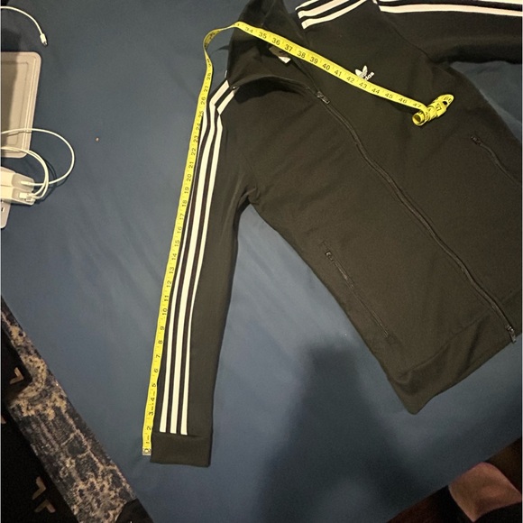 ADIDAS ORIGINALS MEN'S FIREBIRD TRACK TOP JACKET BLACK WHITE TREFOIL Small - Picture 4 of 9